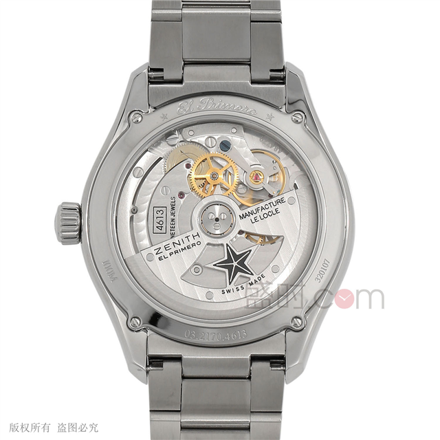 真力时 Zenith EL PRIMERO 旗舰系列 03.2170.4613/21.M2170 机械 男款