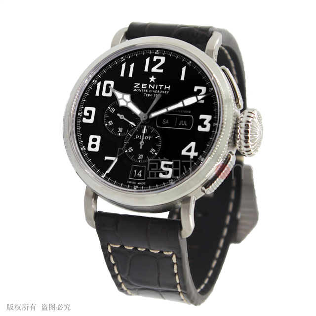 真力时 Zenith PILOT 飞行员系列 03.2430.4054/21.C721 机械 男款