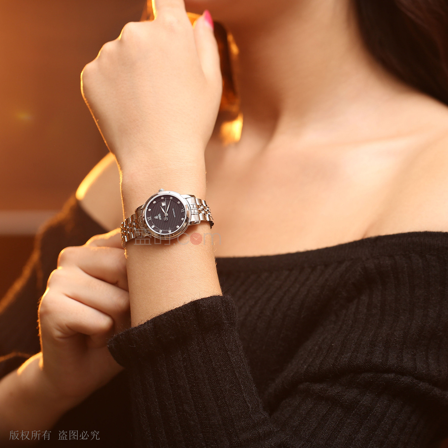 依波路 Ernest Borel 皇室系列 LS6155-5590 机械 女款
