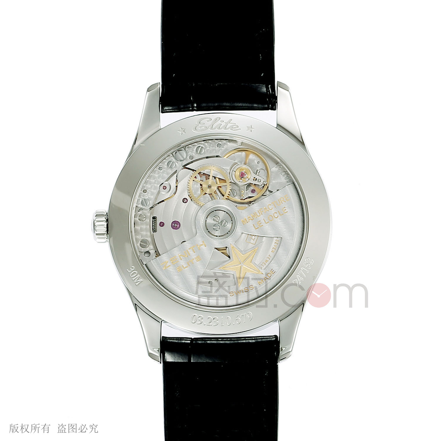 真力时 Zenith ELITE 指挥官系列 03.2310.679/38.C714 机械 女款