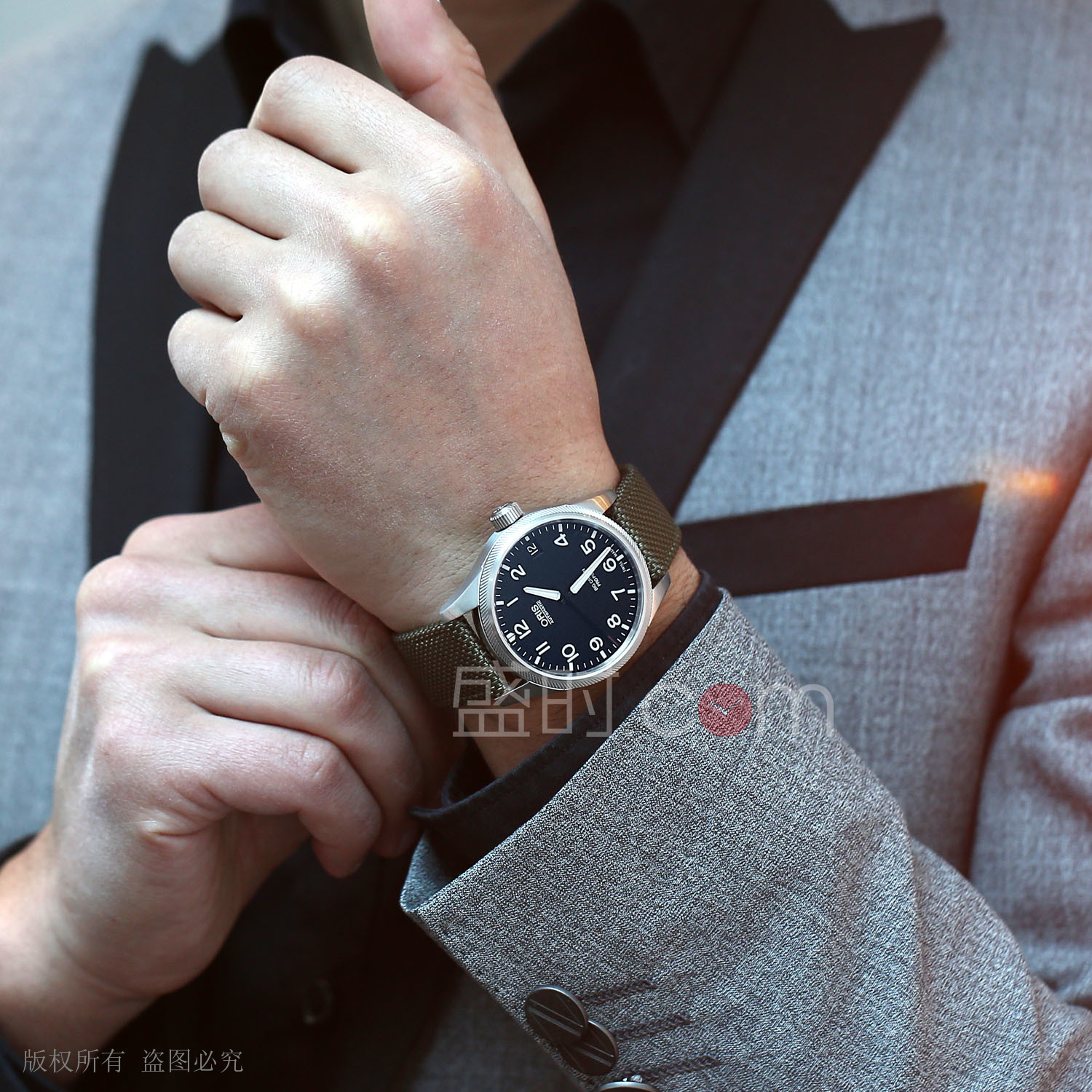 豪利时 Oris AVIATION 航空系列 751.7697.4164S 机械 男款