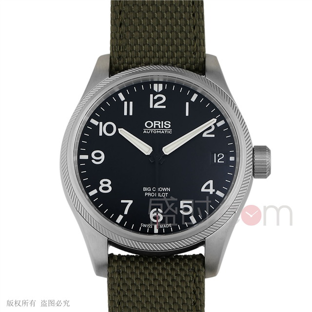 豪利时 Oris AVIATION 航空系列 751.7697.4164S 机械 男款