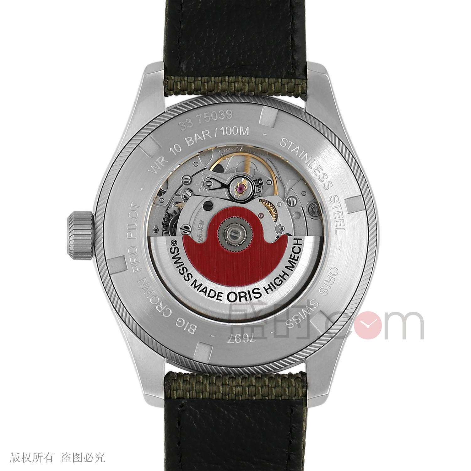 豪利时 Oris AVIATION 航空系列 751.7697.4164S 机械 男款