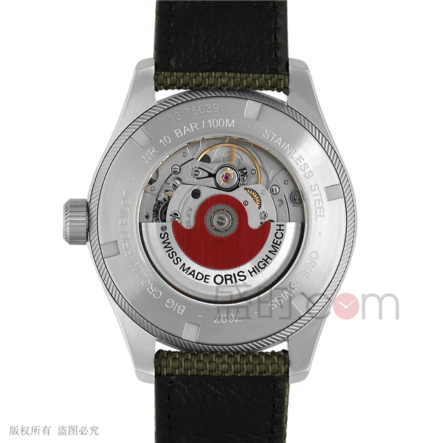 豪利时 Oris AVIATION 航空系列 751.7697.4164S 机械 男款