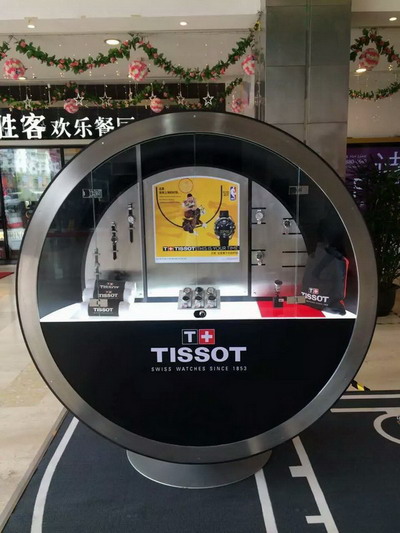 天梭NBA主题展，巡礼盛时表行华东区信息大放送