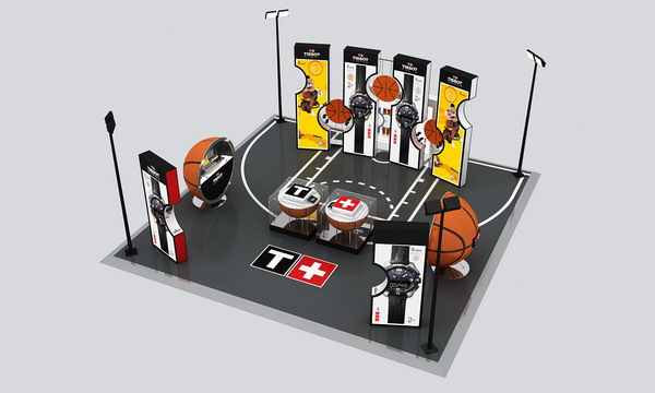 瑞士天梭表NBA主题展激情来袭，你敢来挑战吗？