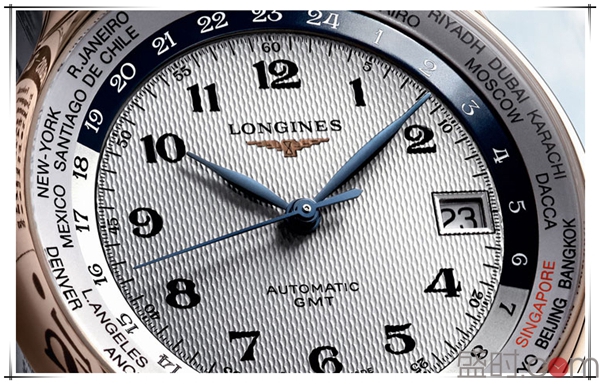 全球时区轻松调校——浪琴LONGINES Master Collection世界时腕表
