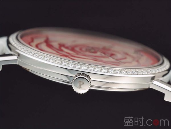 伯爵 PIAGET Altiplano 珍珠贝母木质细工镶嵌腕表 以玫瑰为名
