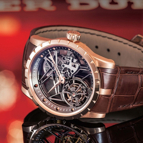 靓品流 罗杰杜彼Excalibur 42 Tourbillon Squelette 镂空陀飞轮腕表