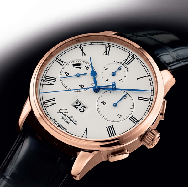 格拉苏蒂原创 Senator Chronograph Panorama Date 全新德系铁血计时机芯