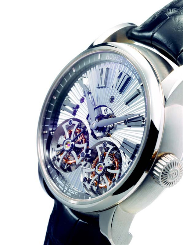 罗杰杜彼 Hommage Double Flying Tourbillon 以古典纹路衬托陀飞轮