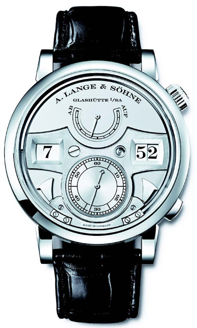 朗格 Zeitwerk Striking Time 后机械时代的跳字盘
