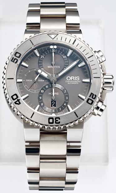 ORIS Aquis Titan Chronograph 钛合金计时码表